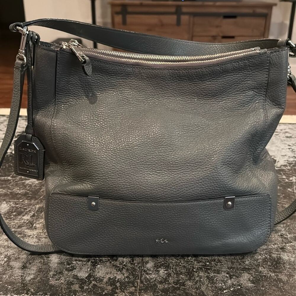 Lauren Ralph Lauren Dark Gray Shoulder Bag